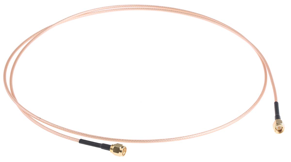 415-0029-048 Cinch SMA Series, 1.22 m, RG316 Coaxial Coaxial Cable 50 Ω, Black, Terminated