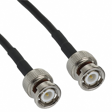 Cinch BNC Series, Belden 8218 Coaxial Coaxial Cable 50 Ω, Black, Terminated