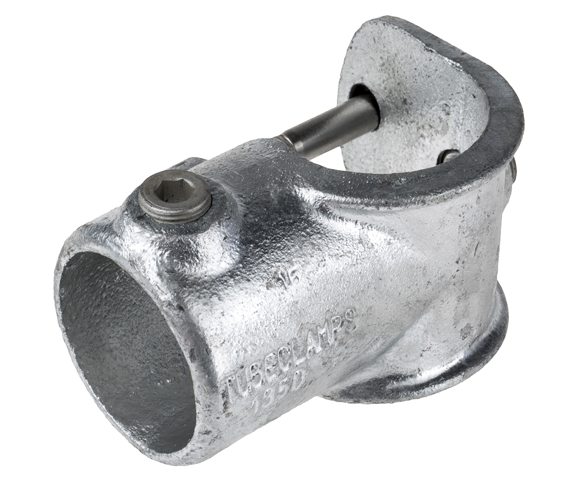 415-6084 RS PRO T-Clamp, Connecting Component, Round Tube Size 48.3 mm
