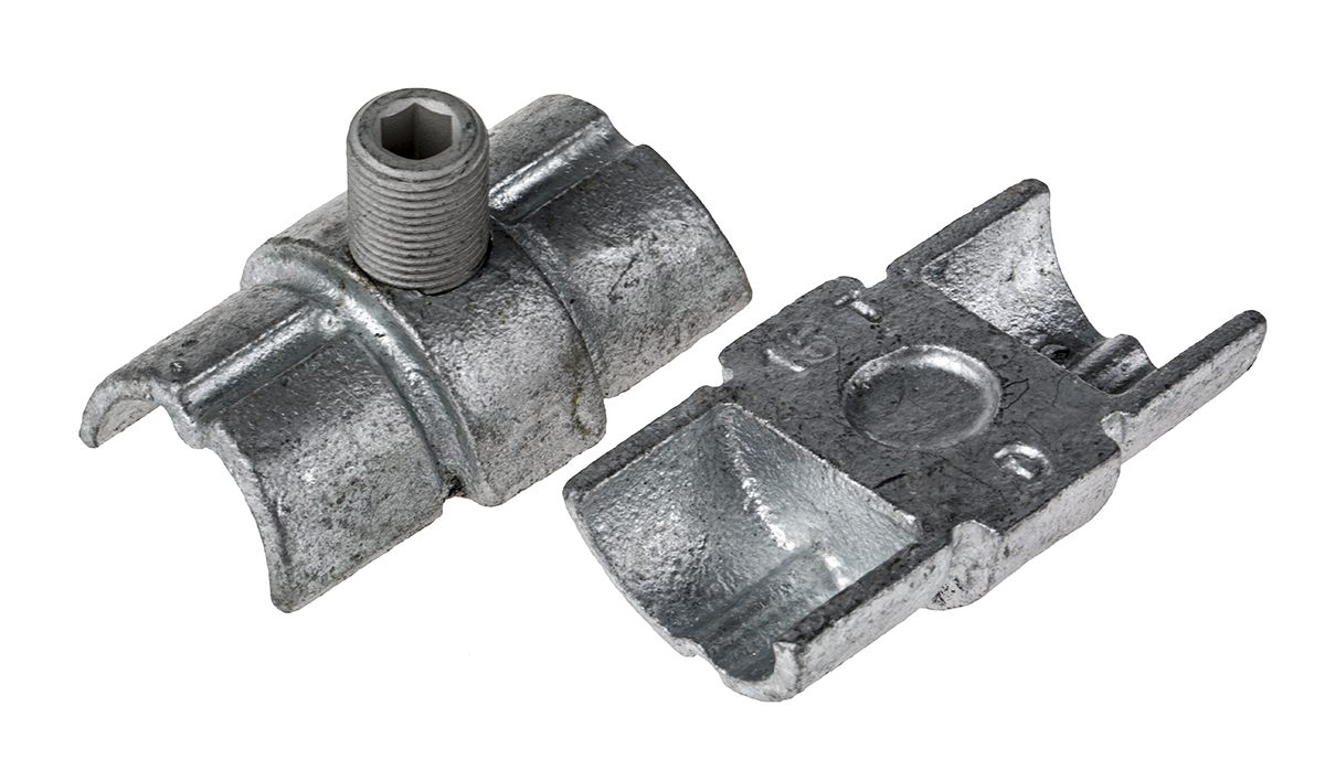 RS PRO Joint Clamp, Connecting Component, Round Tube Size 48.3 mm