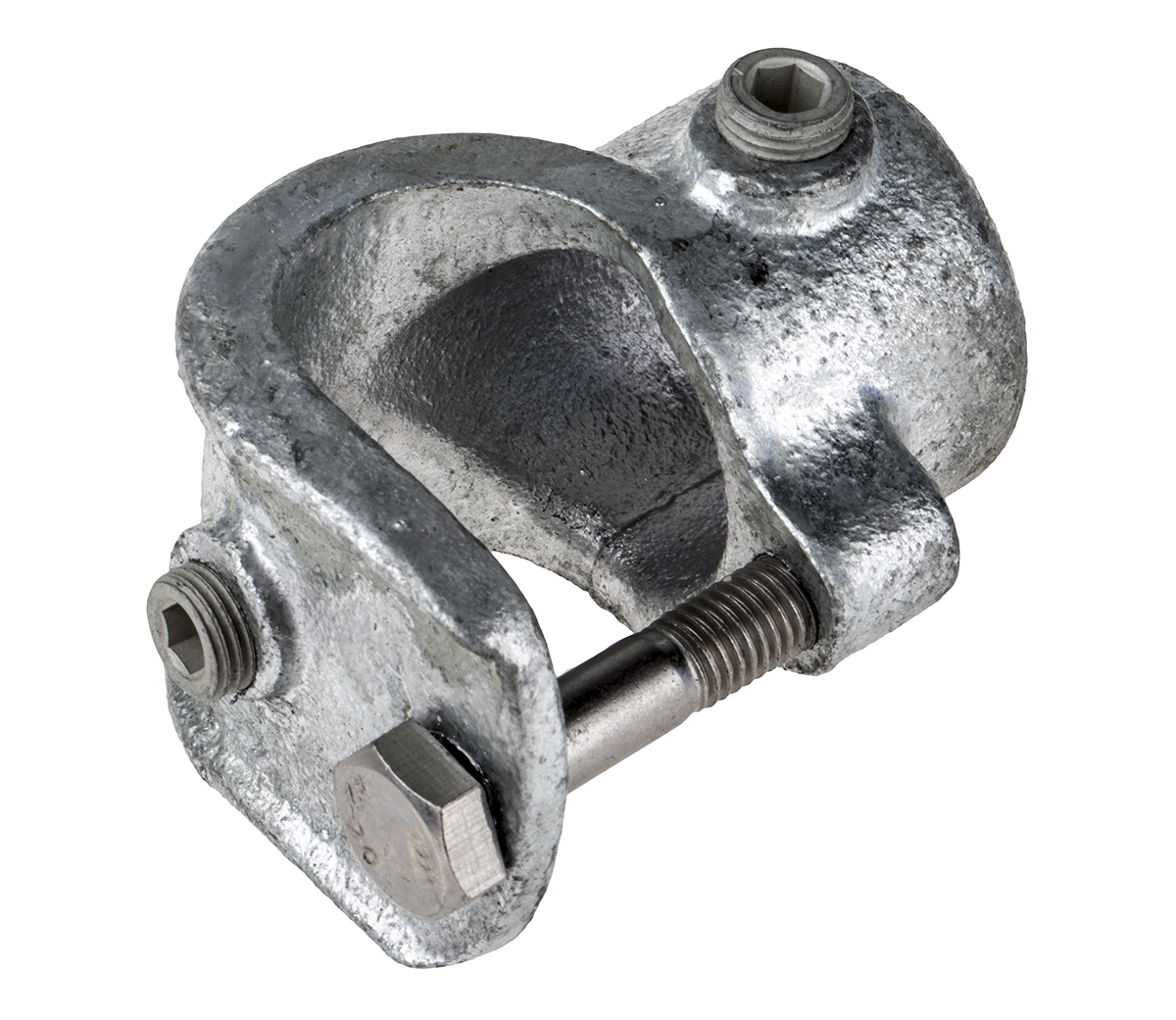 RS PRO M6 T-Clamp, Connecting Component, Strut Profile Type 1, Round Tube Size 33.7 mm