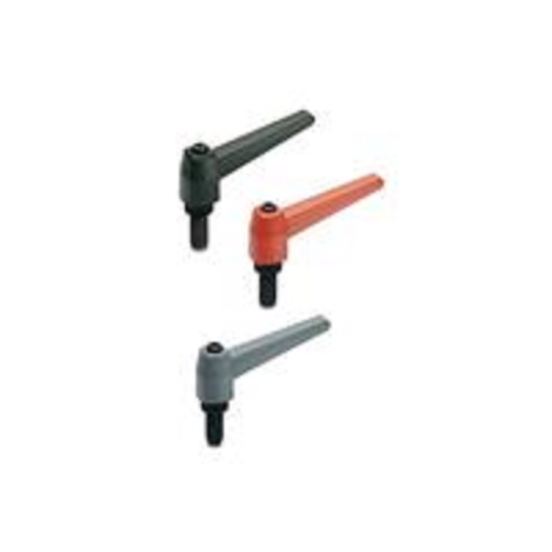 Elesa Black Oxide Steel Clamping Lever 41541, M8 x 40 mm