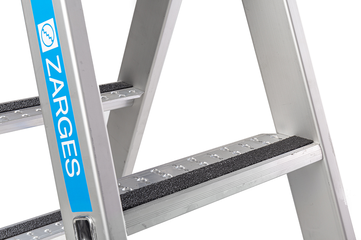 41549 Zarges Aluminium 3 steps Step Ladder, 0.88 m open length