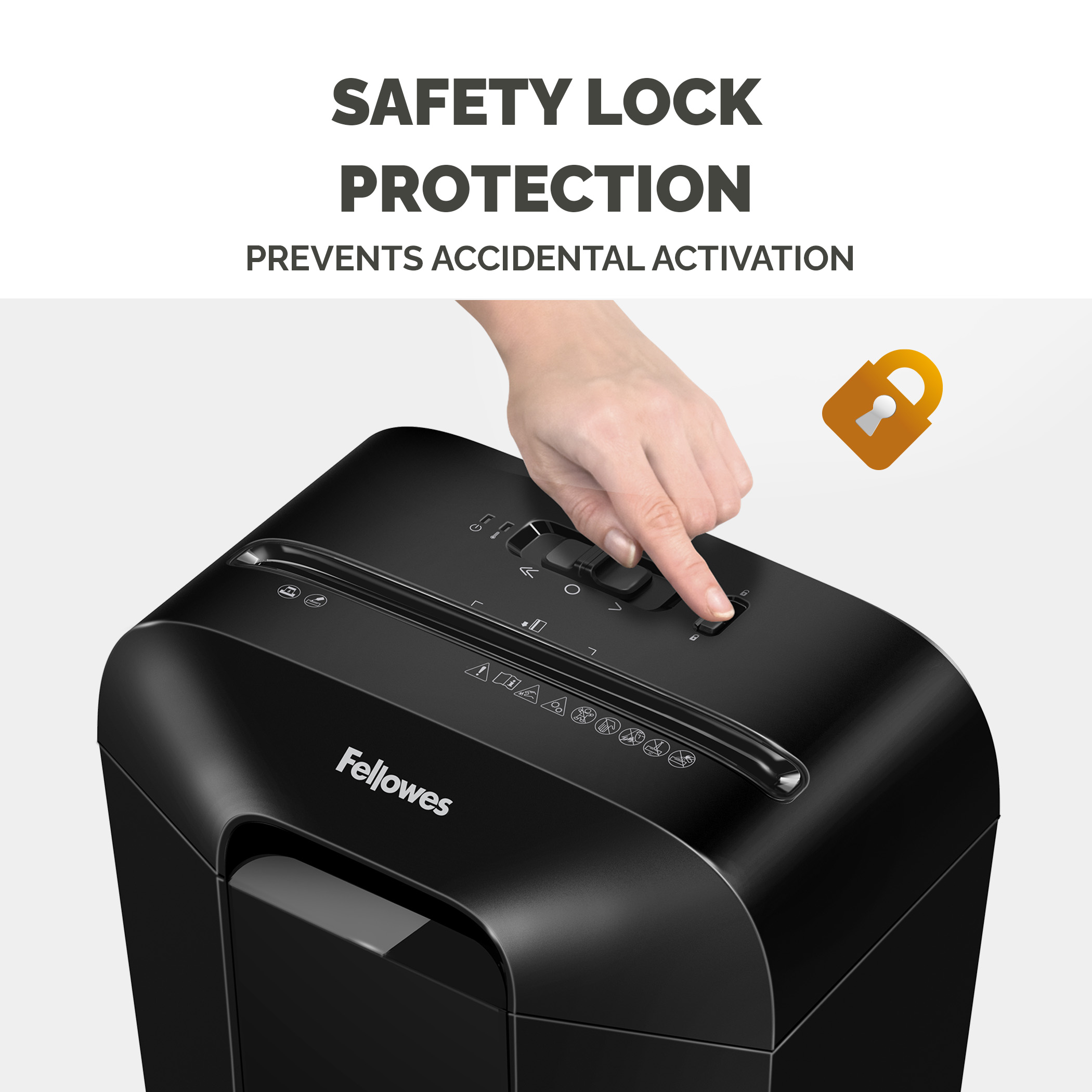 4171101 Fellowes 417 11.5 L Cross Paper Shredder