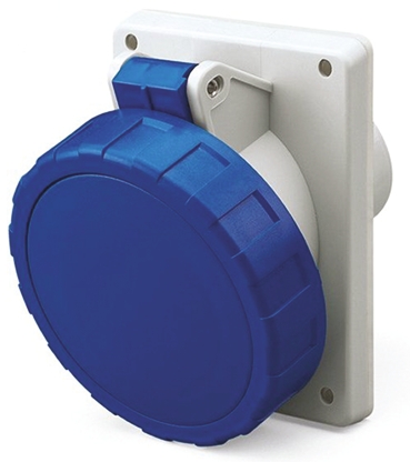 Scame, Optima IP66, IP67 Blue Heavy Duty Power Connector, Panel Mount, 2P+PE, Rated At 32A, 230V
