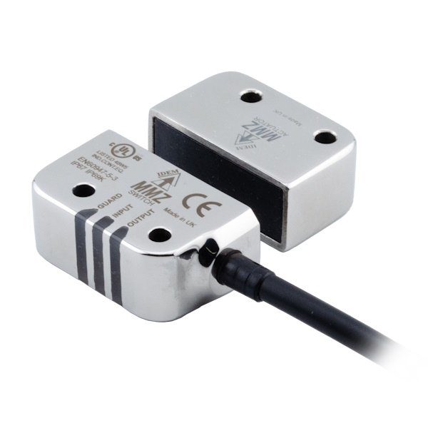 IDEM MMZ Series RFID Interlock Switch, Stainless Steel Housing, 1 NO, M12