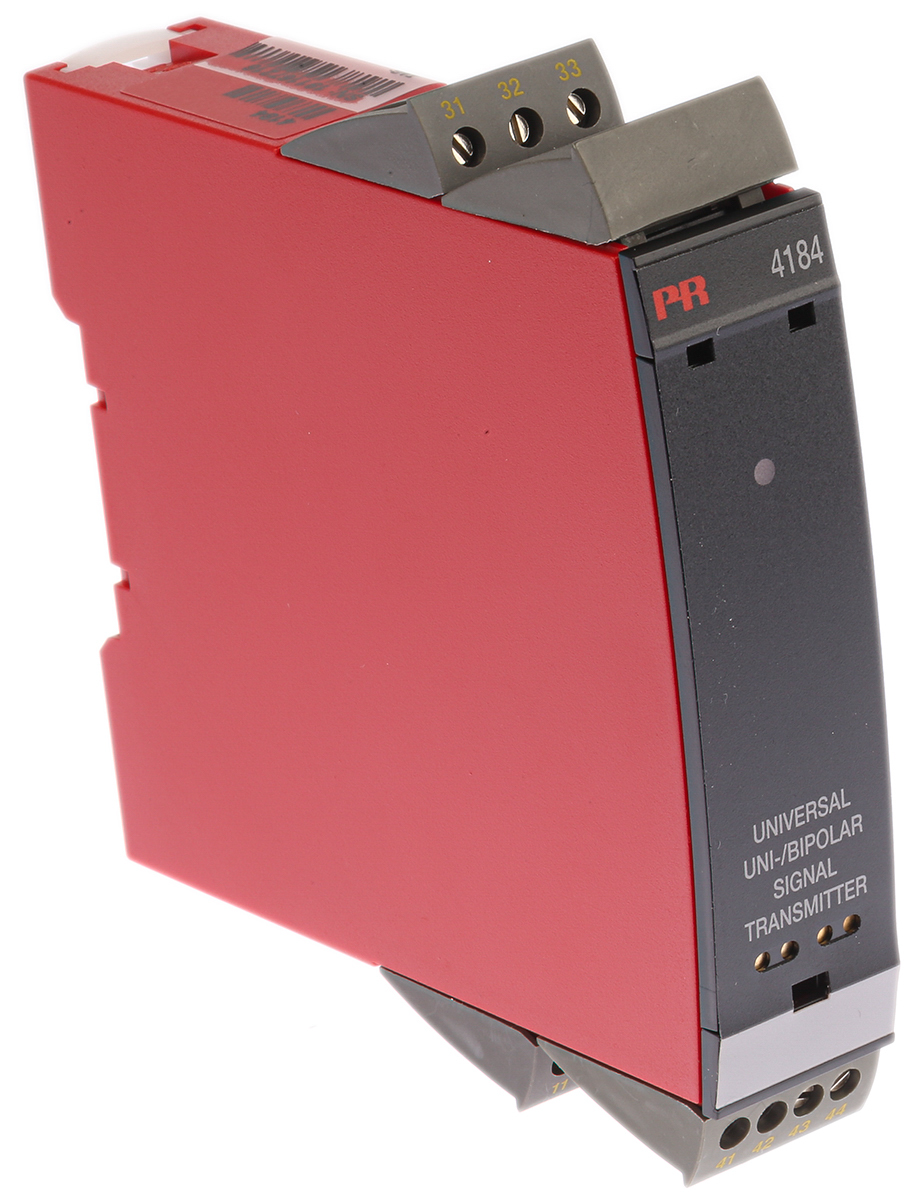 4184 PR Electronics 4 Series Signal Conditioner, Current/Voltage Input, Current/Voltage Output, 300V dc Supply, Zone, EAC,