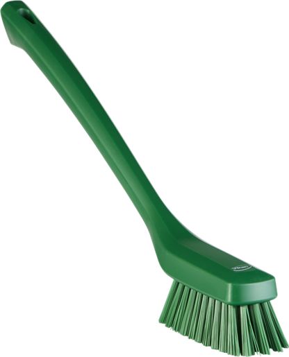 Vikan Green Scrubbing Brush, 36 mm bristle length, Polybutylene Terephthalate bristle material