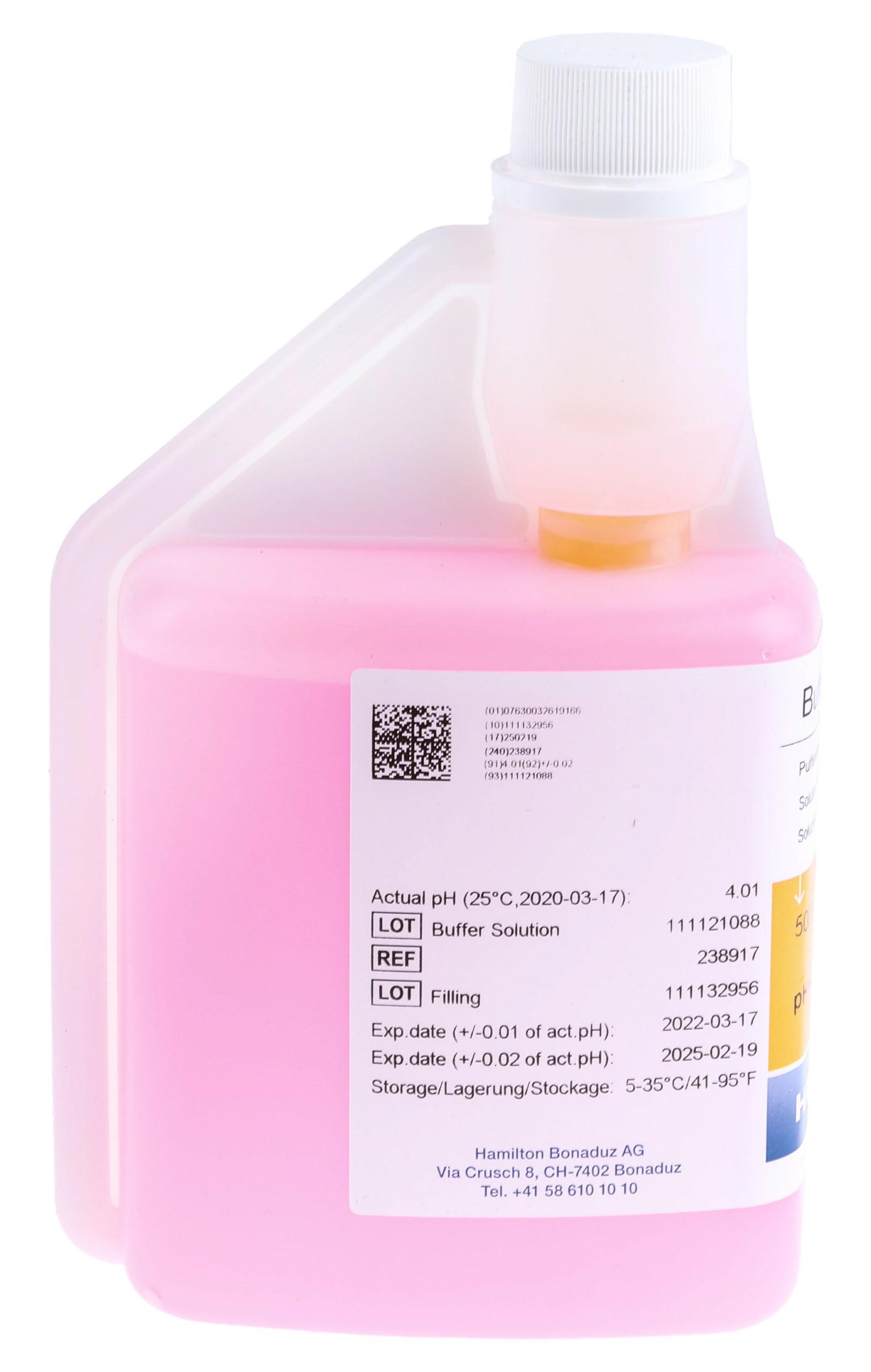 418540 Burkert  pH Buffer Solution, 500 ml, Bottle