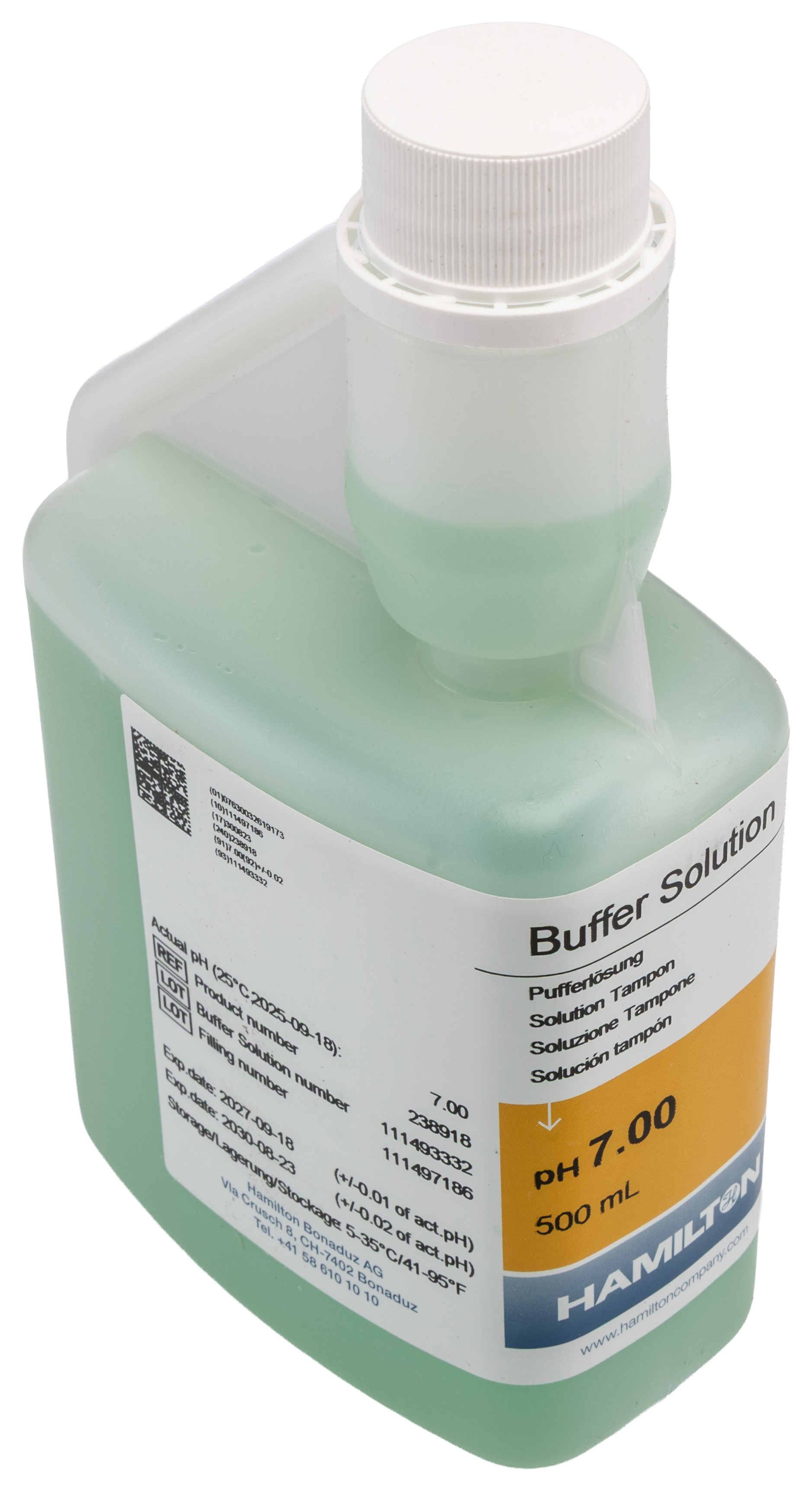Burkert 418541 pH Buffer Solution, 500 ml, Bottle