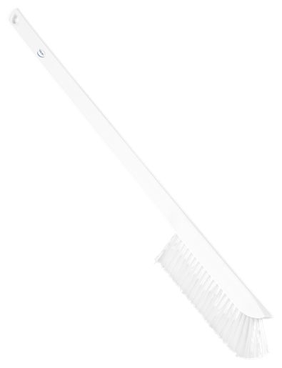 Vikan White Scrubbing Brush, 40 mm bristle length, Polybutylene Terephthalate bristle material
