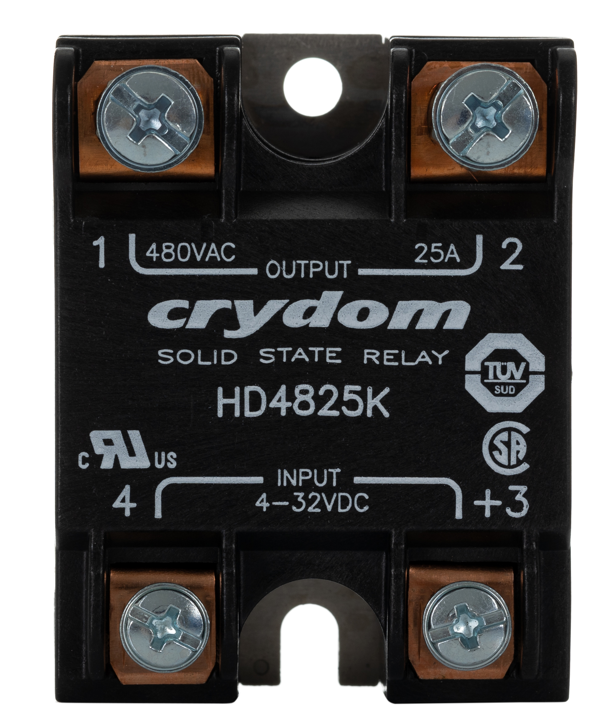 Sensata Crydom HD Series Solid State Relay, 25 A rms Load, Panel Mount, 530 V ac Load, 32 V dc Control