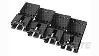TE Connectivity AMPMODU Series Straight Cable PCB Connector, 10 Contact(s), 2.54 mm Pitch, 1 Row, Shrouded
