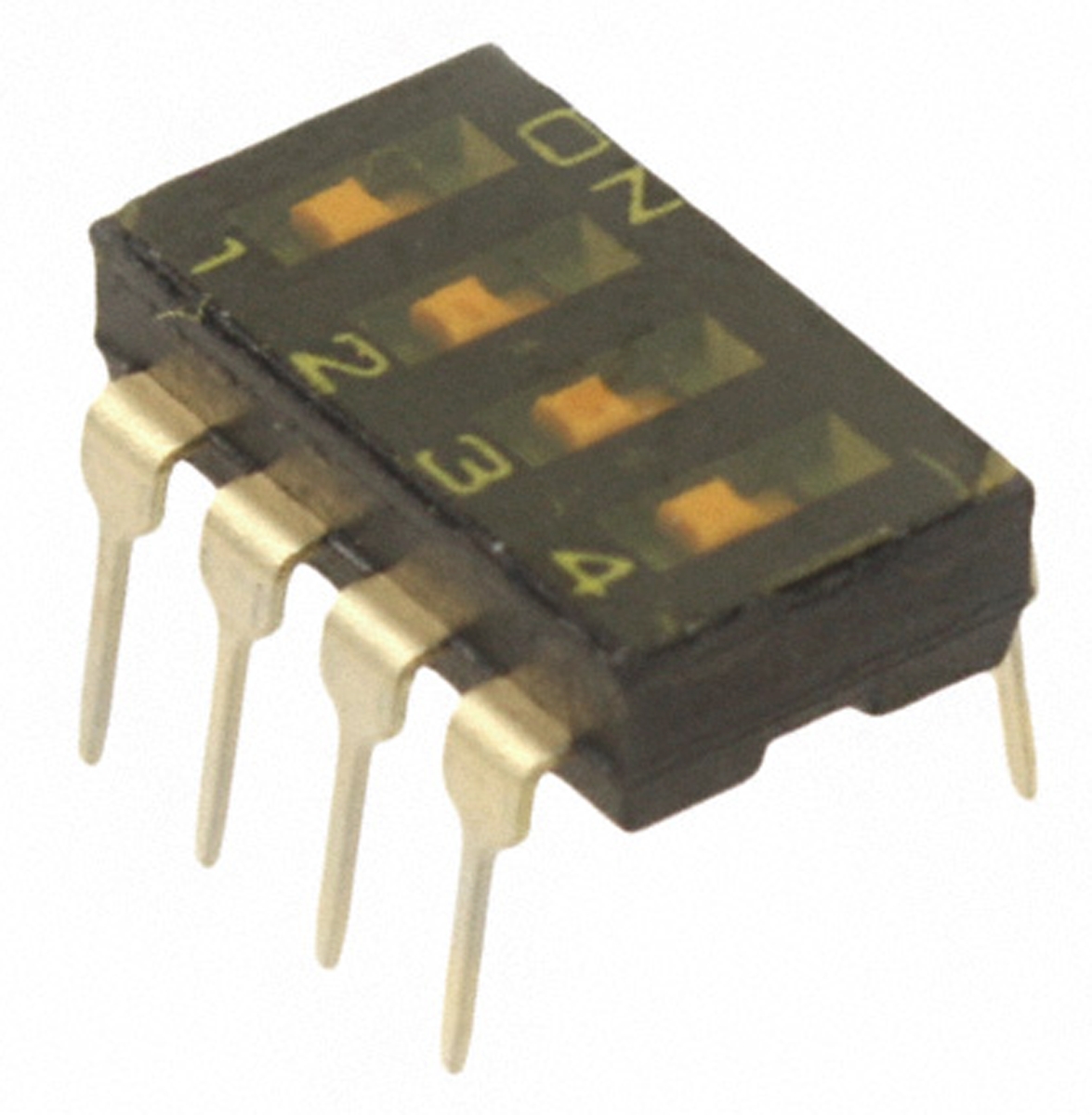Omron 4 Way Through Hole DIP Switch 4PST