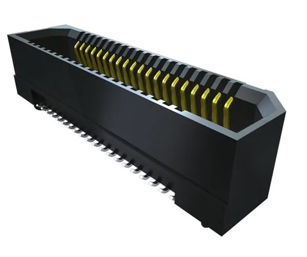 Samtec ERF8 Series Straight Surface Mount PCB Socket, 150-Contact, 2-Row, 0.8mm Pitch, Solder Termination