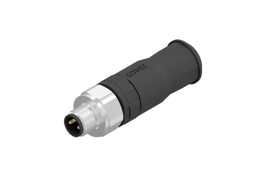 CONEC Circular Connector, 3 Contacts, Screw, M8 Connector, Plug, Male, IP67, SAL Series