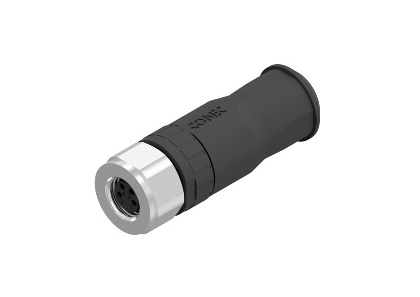 CONEC Circular Connector, 4 Contacts, Screw, M8 Connector, Socket, Female, IP67, SAL Series