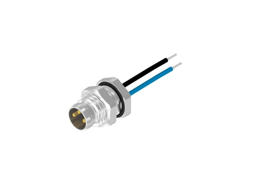 CONEC Male 3 way Right Angle to Unterminated Cable, 200 mm