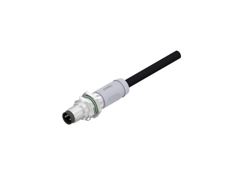 CONEC Male 3 way M8, Straight to Actuator/Sensor Cable, 300 mm