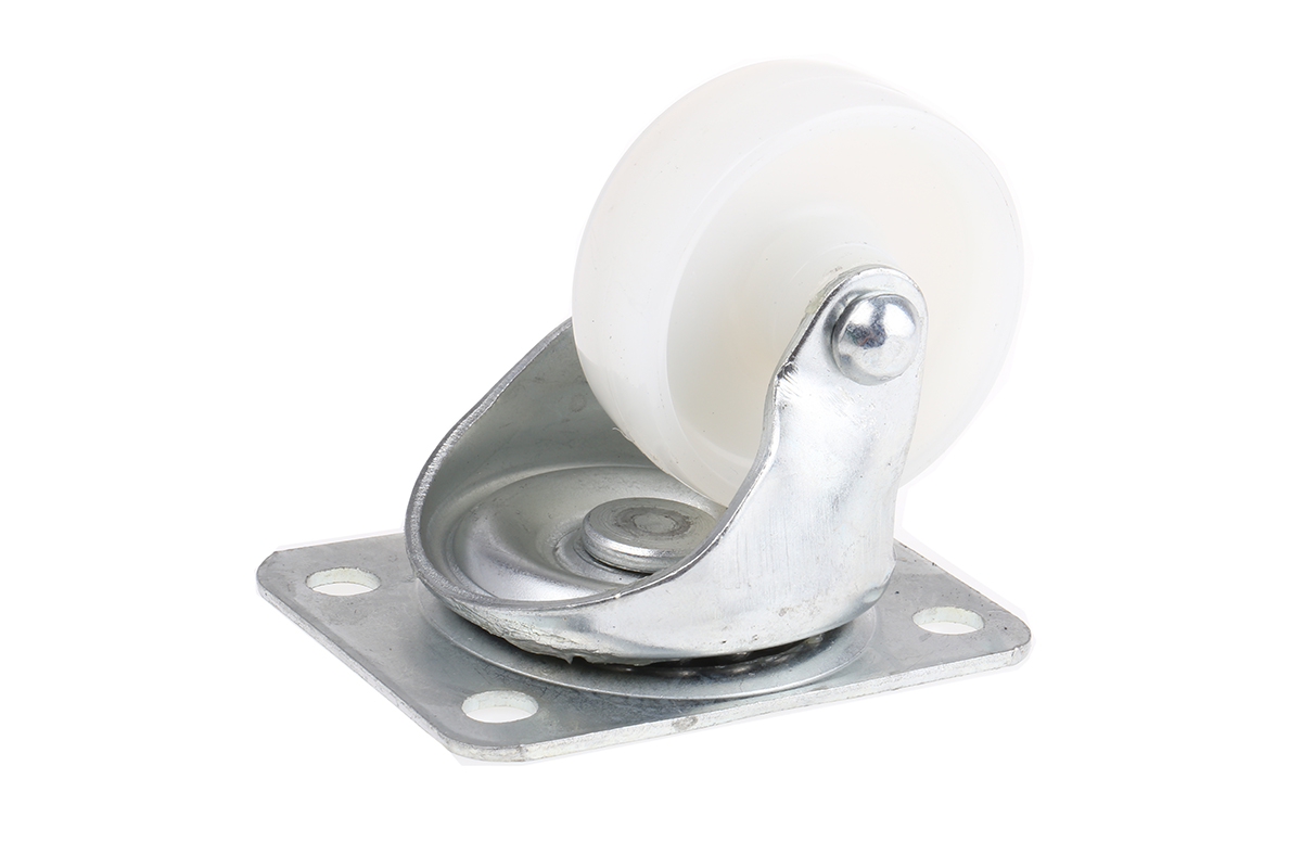 Flexello Swivel Castor, 85 kg Capacity, 63 mm Wheel, Nylon