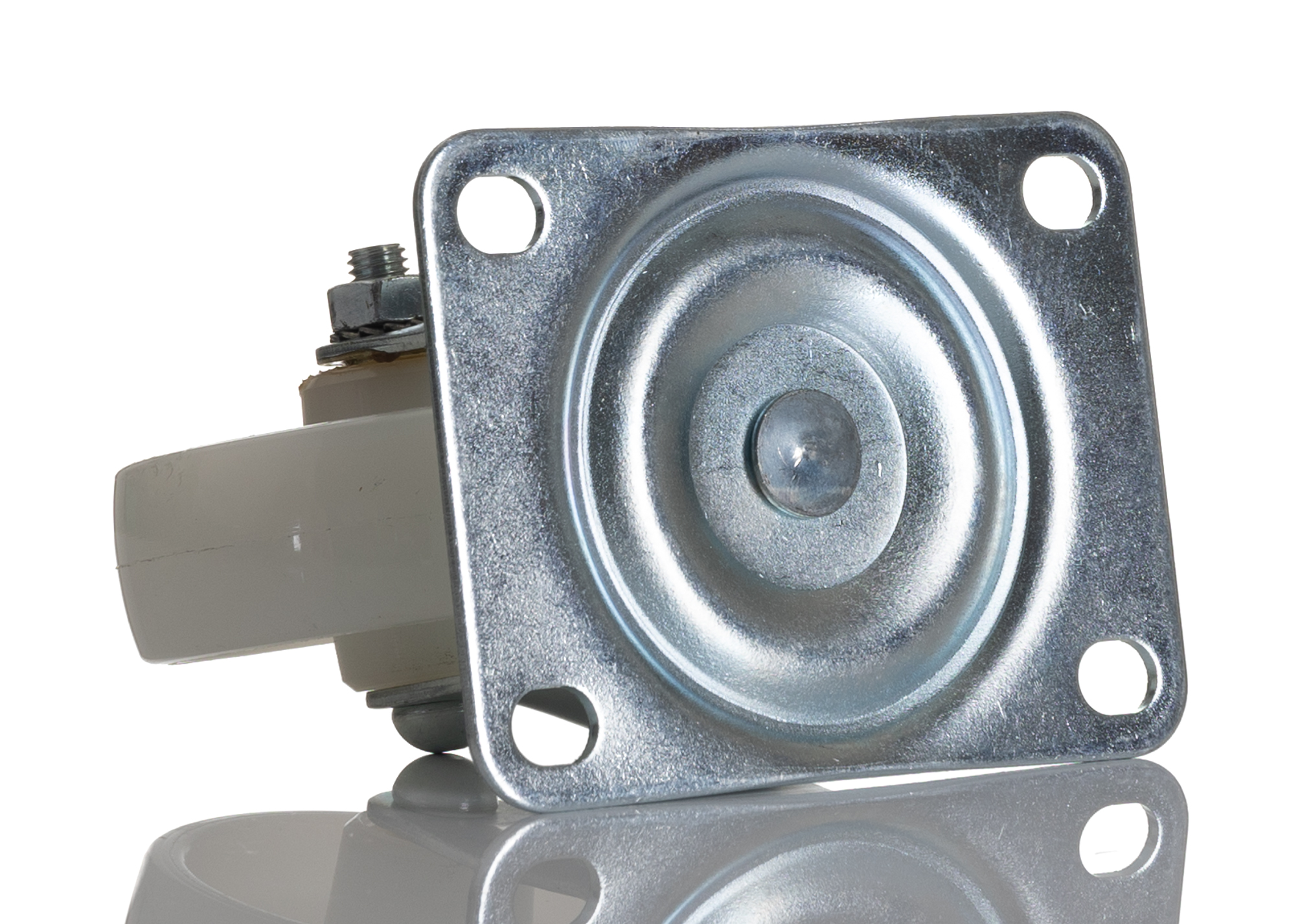 420-3433 Flexello Swivel Castor, 130 kg Capacity, 75 mm Wheel, Nylon