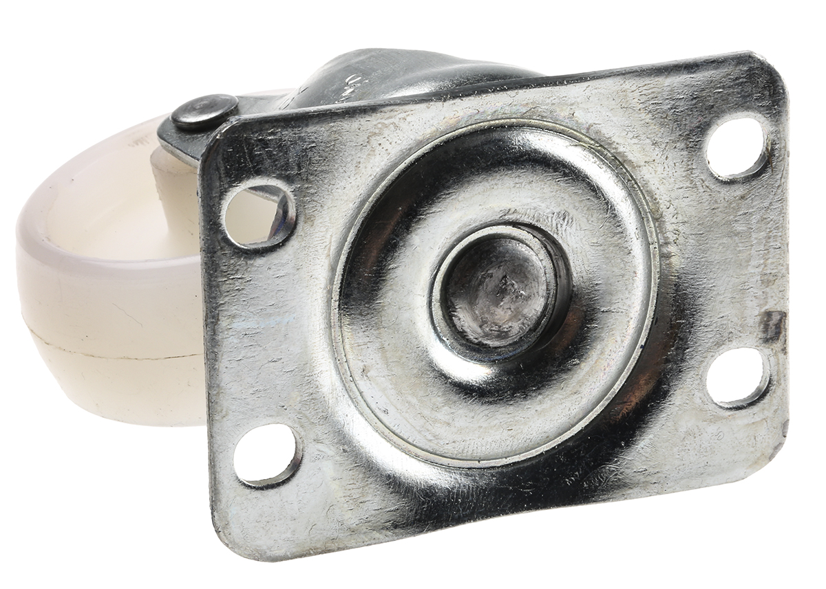 420-3483 Flexello Swivel Castor, 40 kg Capacity, 50 mm Wheel, Nylon