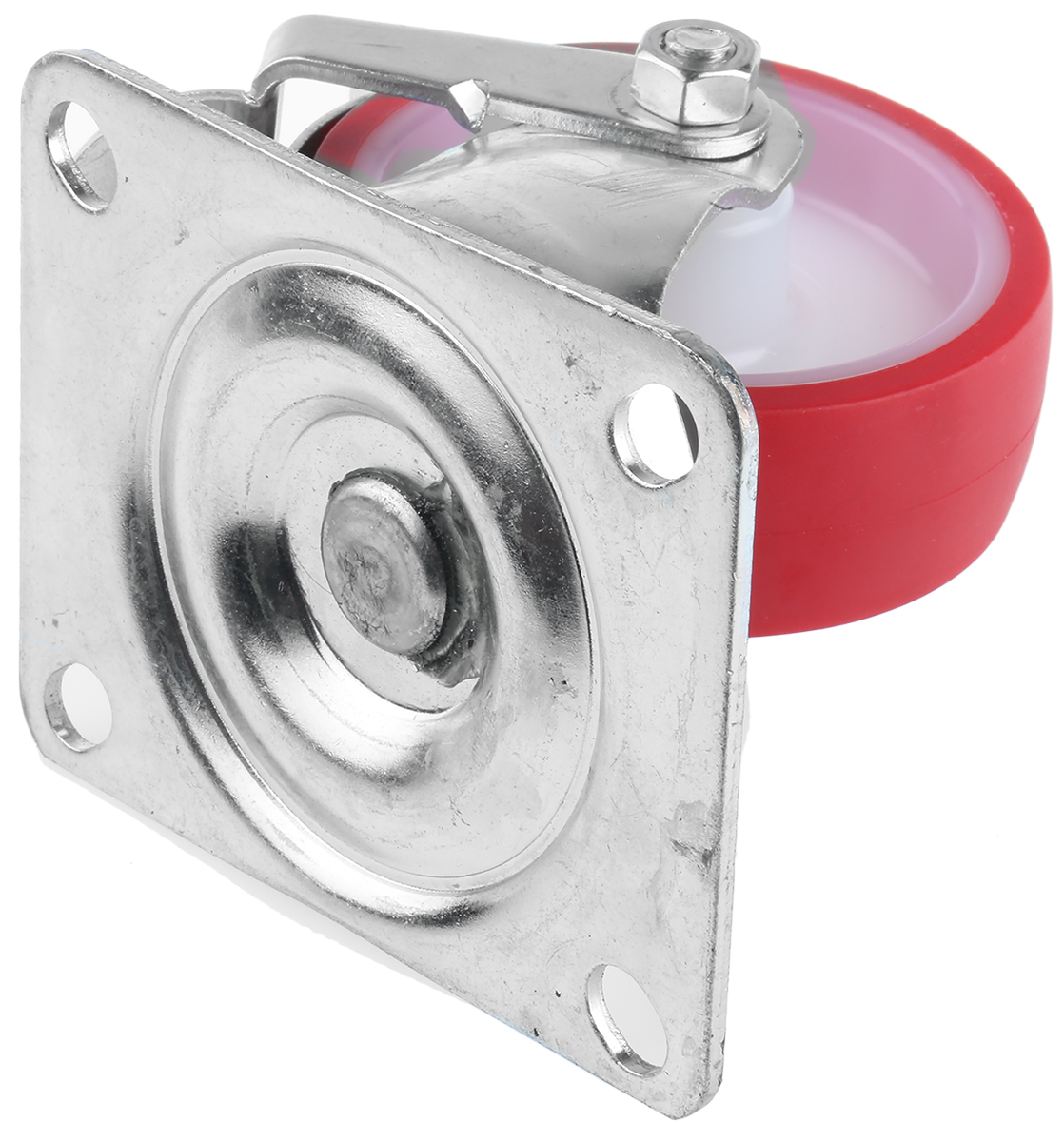 420-3499 Flexello Braked Swivel Castor, 200 kg Capacity, 100 mm Wheel Polyurethane