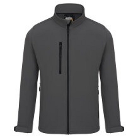 Orn 4200 1 Grey, Breathable, Water Resistant Softshell Jacket Zip, L 1 EA