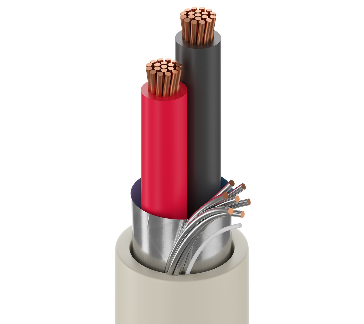 Belden 4200FE Control Cable, 2 Cores, 1.31mm² 16 AWG, Screened, 100 m, Grey Polypropylene Sheath