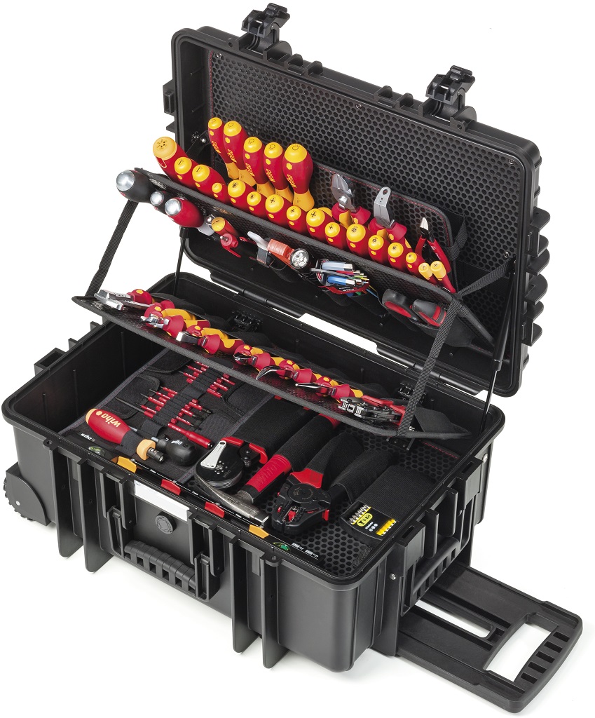 Wiha 116 Piece Electrician Tool Kit Tool Kit with Case VDE/1000V Approved