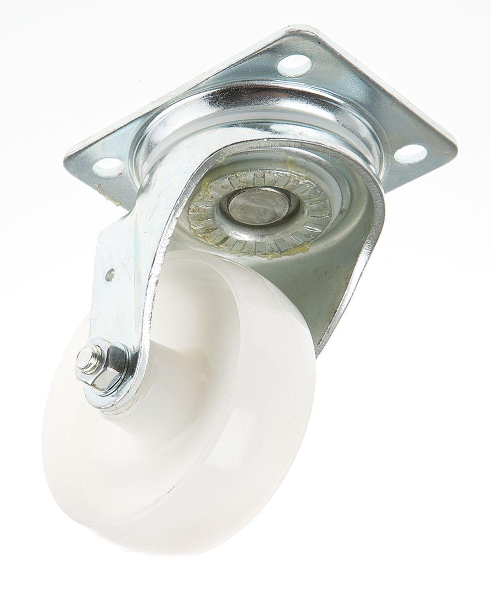 422ny Flexello Swivel Castor, 250 kg Capacity, 100 mm Wheel, Nylon