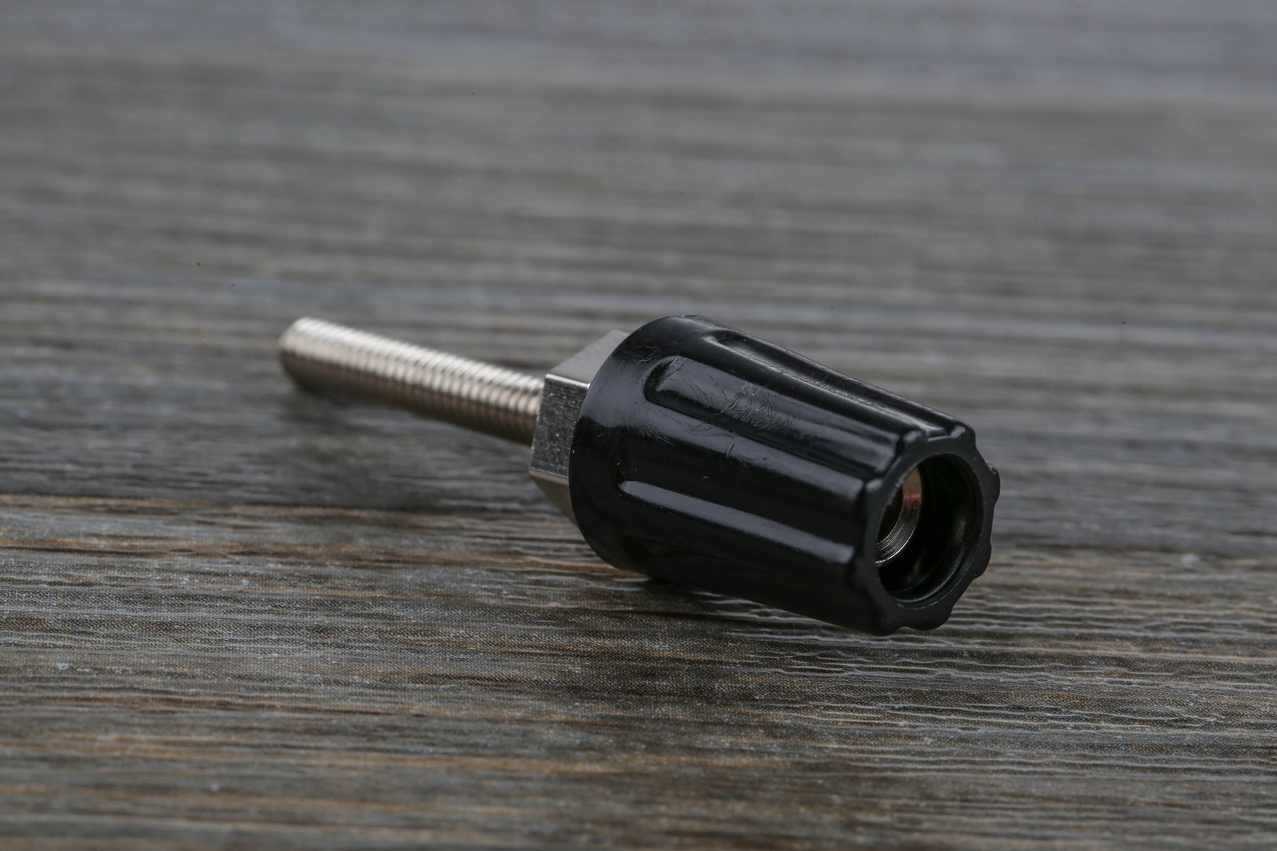 423-201 RS PRO, Black 16A Binding Post With Brass Contacts and Nickel Plated