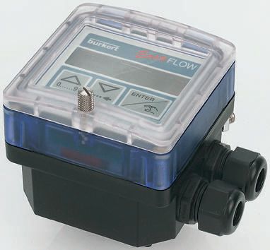 Burkert 8035 Series, Compact Flow Controller, Totalizer, Analogue, Pulse, Relay Output, 50 mm Pipe 30 V dc