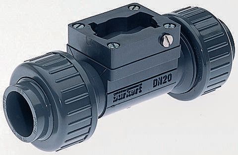 Burkert Plastic Pipe Fitting Polyvinyl Chloride 1 in
