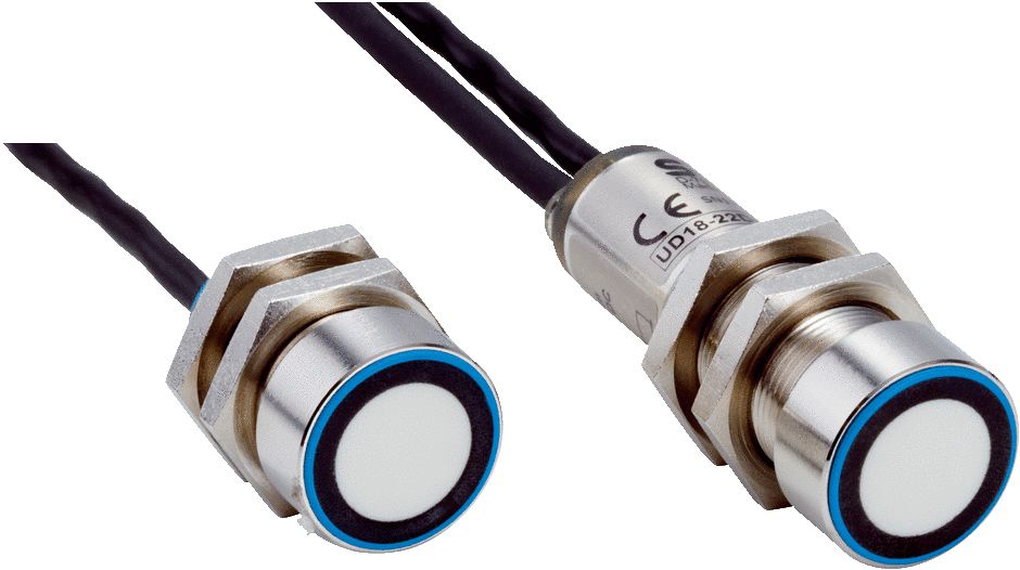 SICK Ultrasonic Threaded Barrel Proximity Sensor, M18, 30 mm Detection, NPN, 20 → 30 V