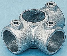 RS PRO T-Connector, Connecting Component, Round Tube Size 42.4 mm