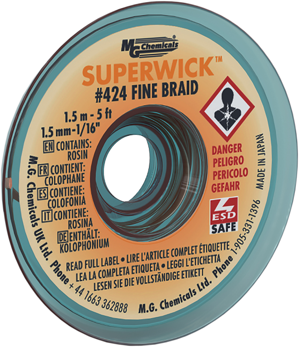 Super Wick 1.5 m De-Soldering Braid, Width 1.5 mm