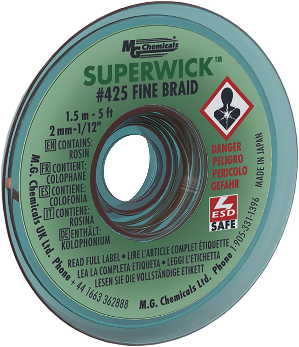 Super Wick 1.5 m De-Soldering Braid