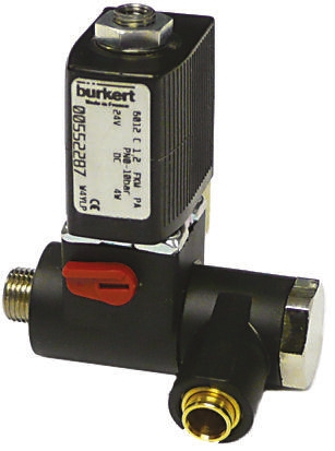 Burkert Solenoid Valve 425290, 3 Port, NC, 230V ac 1/8 in G