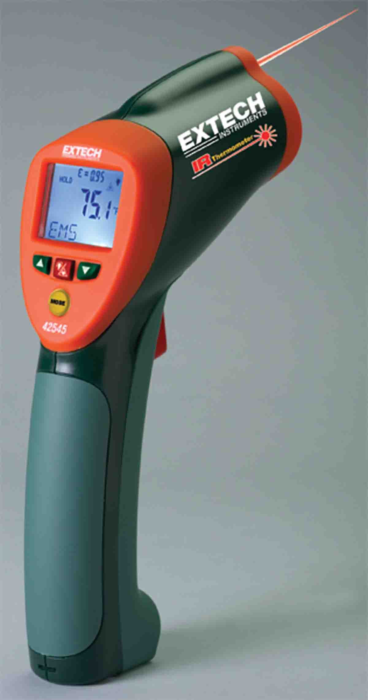 42545 Extech  Infrared Thermometer, -50 °C Min, 1000 °C Max, 2 °C Accuracy, °C and °F Measurements