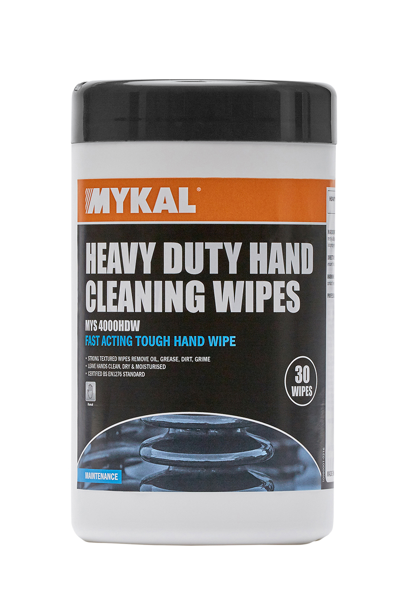 Mykal Industries Wet Hand Wipes, Tub of 50