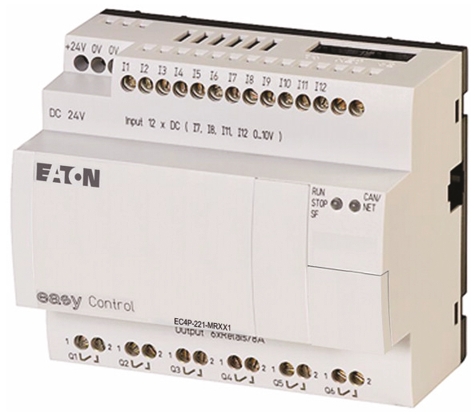 Eaton Easy Series Logic Module for Use with easyControl, 24 V dc Supply, Relay Output, 12-Input, Analogue, Digital Input