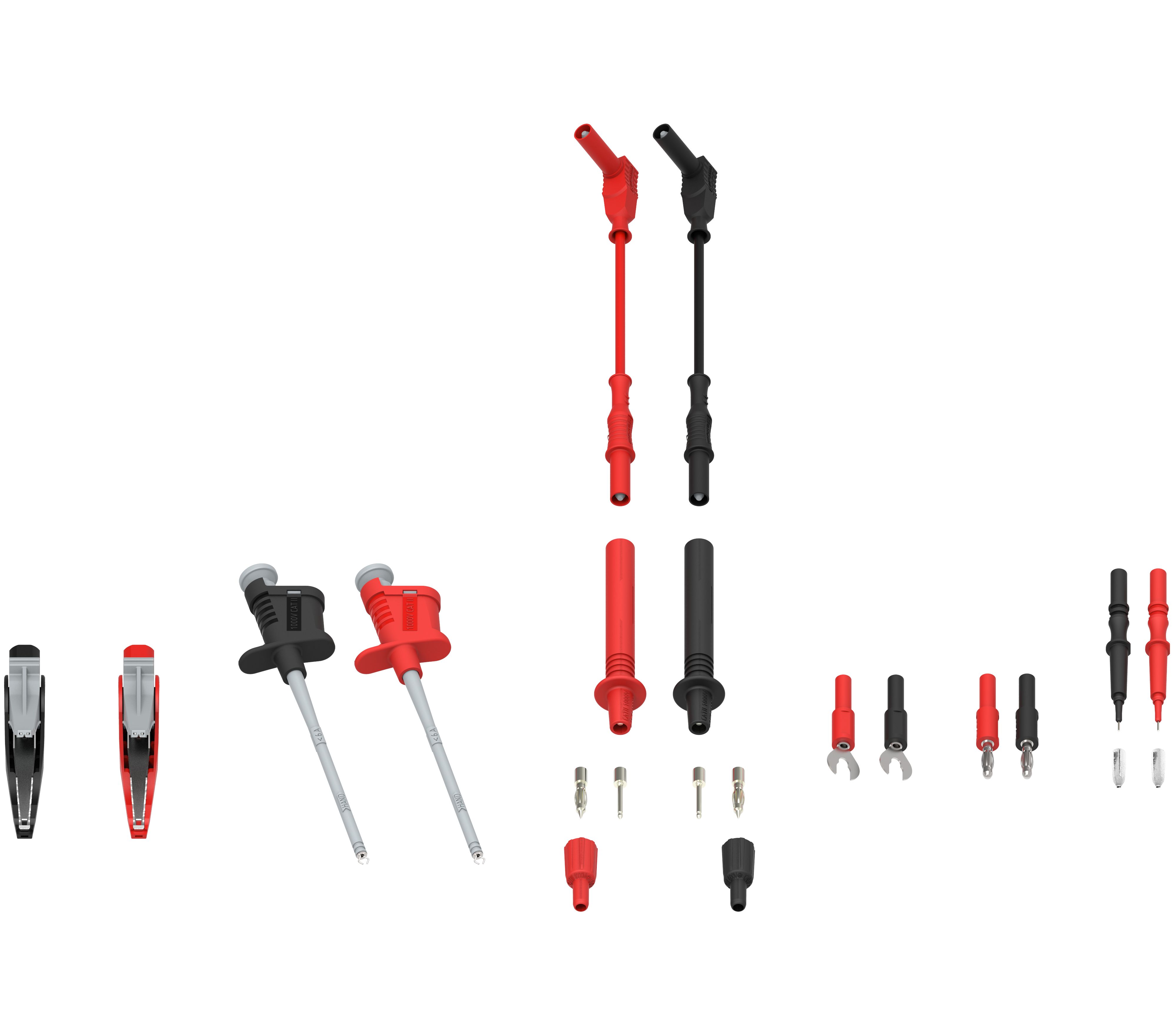 426 Electro PJP Test Lead Kit With Flexible Test Clip, Test Probes, Adapters, Crocodile Clip, Test Leads