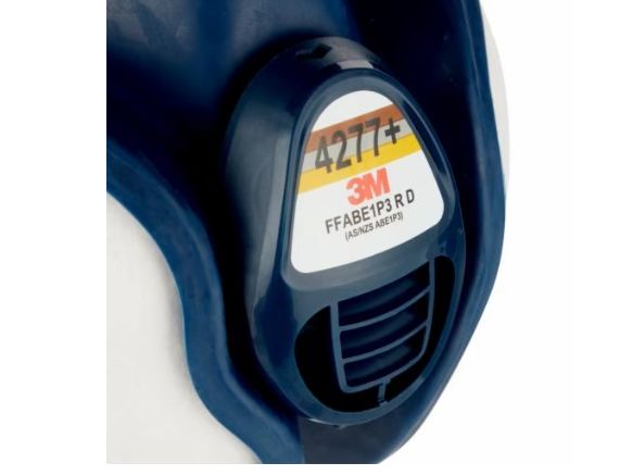 4277 3M + FFABE1P3 R D Series Half Mask Half Mask, Size Standard