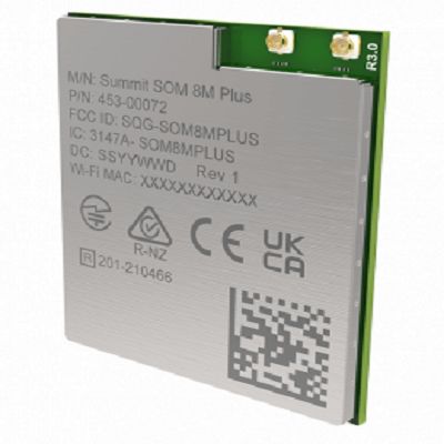 Ezurio 453-00071C 3.0 → 3.6V WiFi Module, IEEE802.11ac/a/b/g/n I2C, SPI