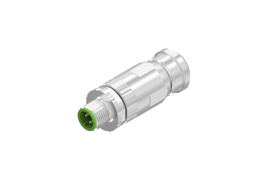 CONEC Circular Connector, 4 Contacts, Screw, M12 Connector, Plug, Male, IP67, SAL Series