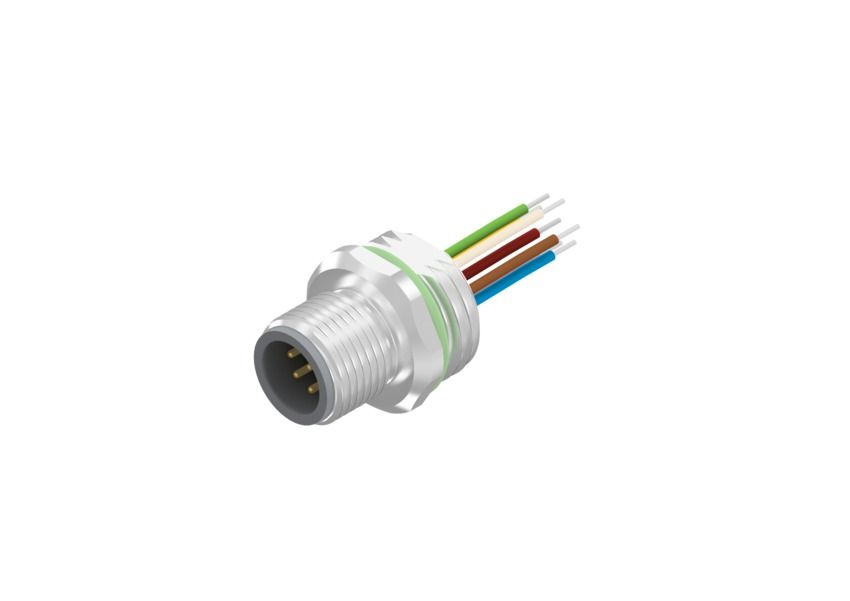 CONEC Male 8 way Right Angle to Unterminated Cable, 500 mm