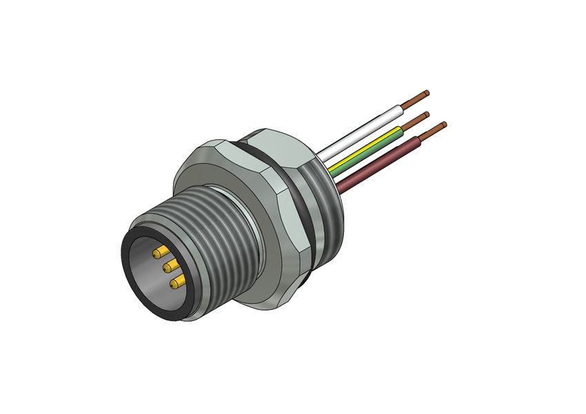 CONEC Male 4 way Right Angle to Unterminated Cable, 500 mm