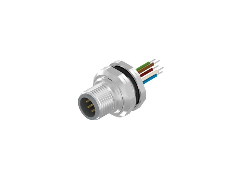 CONEC Male 5 way Right Angle to Unterminated Cable, 500 mm