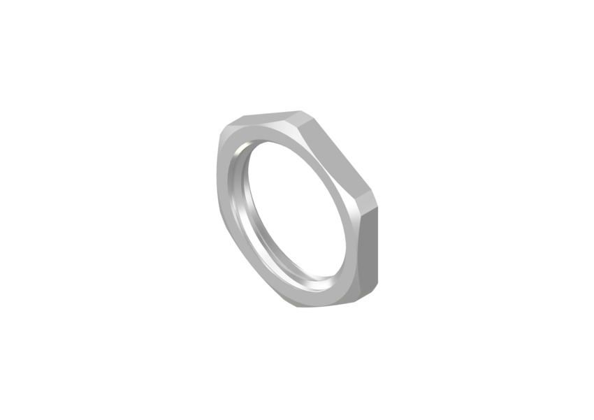 CONEC Silver Hex Nut, Shell Size M16 for use with Circular Connector